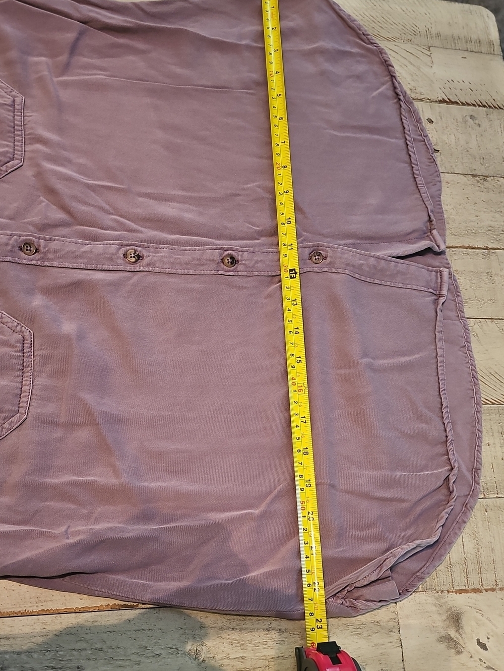 Light Heather Purple Button-Down Women's Shirt - Butter Soft 🌻 - Picture 9 of 9